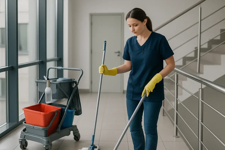 Équipe de professionnels nettoyant un appartement à LONGWY, avant et après nettoyage.