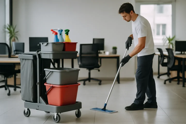 Professionnels du nettoyage à Jarville-la-Malgrange effectuant une désinfection dans un appartement.