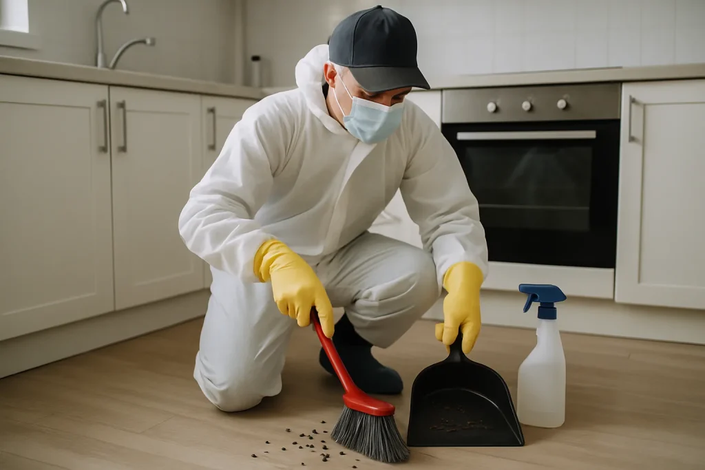 Crise sanitaire évitée : le rôle du nettoyage après infestation de souris