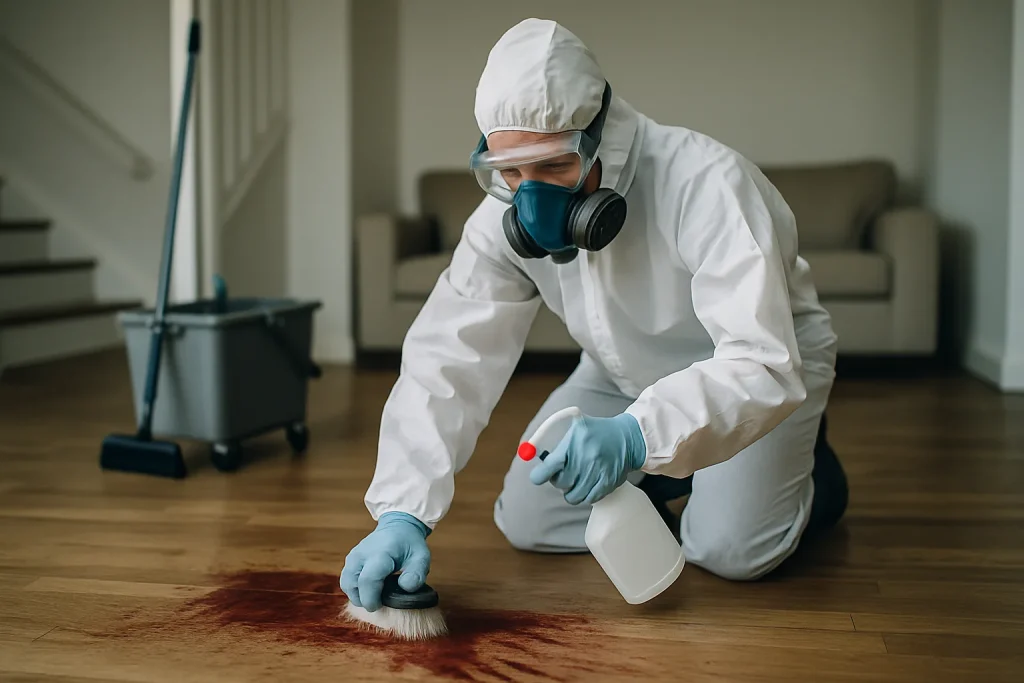 Gestion émotionnelle du nettoyage post-homicide : retour d'expérience de terrain