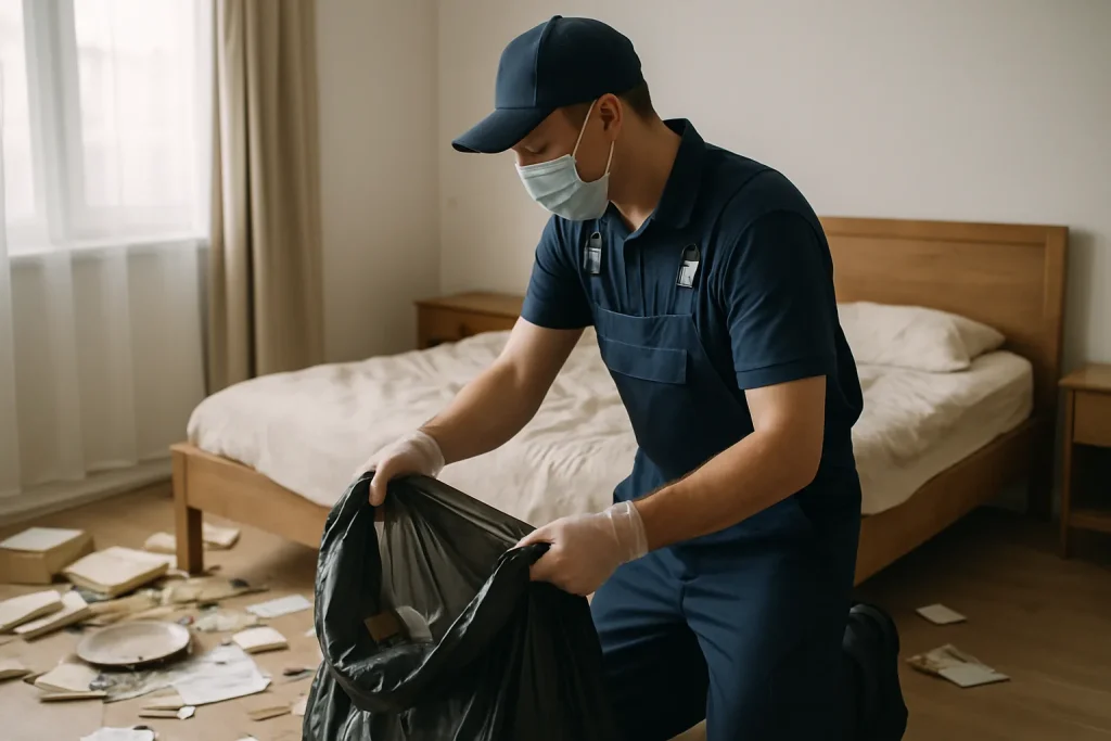 Les risques sanitaires méconnus d'un débarras après décès