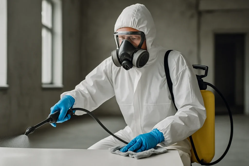 Nettoyage après contamination toxique : réduire les risques pour votre santé