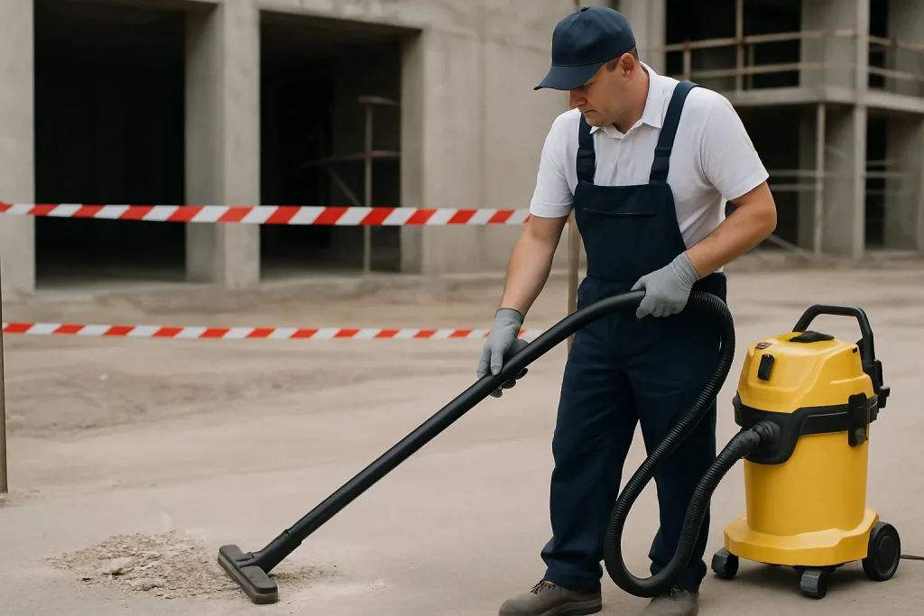 Quand un chantier mal protégé conduit à un nettoyage par urgence